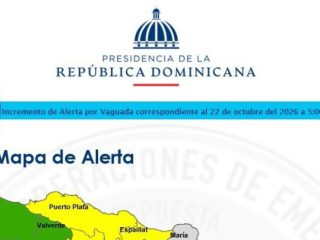 Alerta meteorológica: el Caribe dominicano y otras provincias bajo riesgo por vaguada