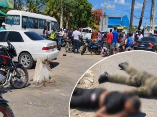 Dos militares resultaron graves tras accidente en Dajabón