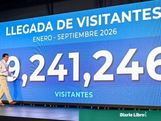 RD recibe más 9.2 millones de visitantes hasta septiembre